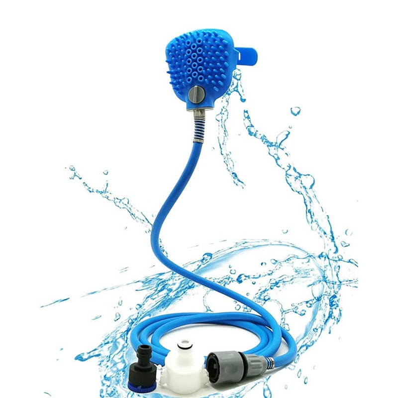Pet Bathing Tools dog scrubber for bathSprayer and Scrubber in Onedog scrubber for bathpet shower attachment