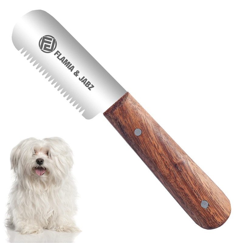 Professional Stripping Knife, Right handed, 3 inch blade (Stainless Steel) (Coarse, Rosewood) Coarse Natural wood