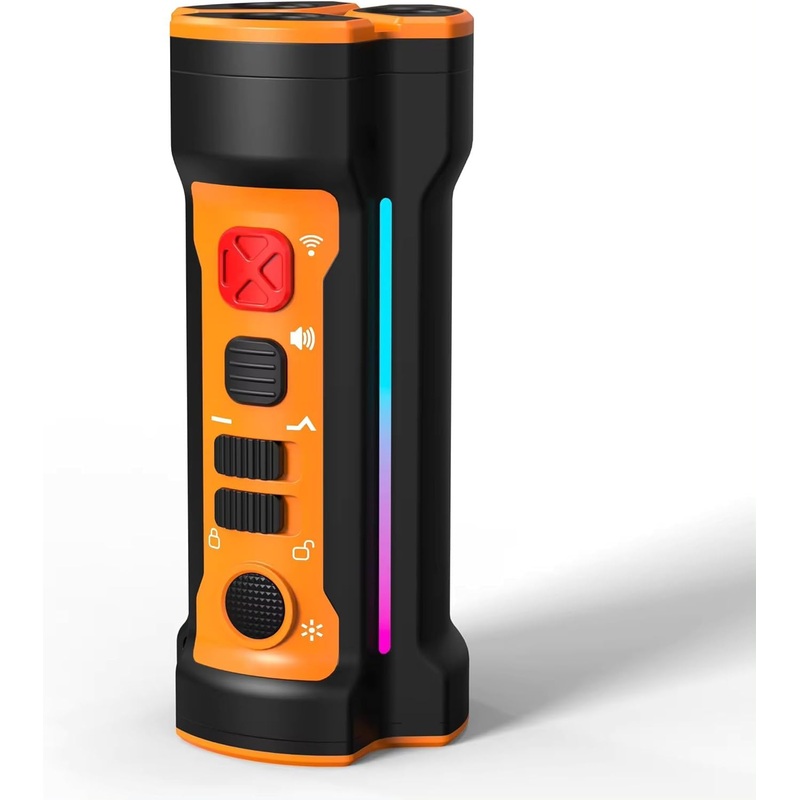 Anti barking device, 3 in 1 Outdoor Dog Bark Control, Long Range Ultrasonic Bark Controller, Ultrasonic Dog Repeller with Flashlight, LED Light
