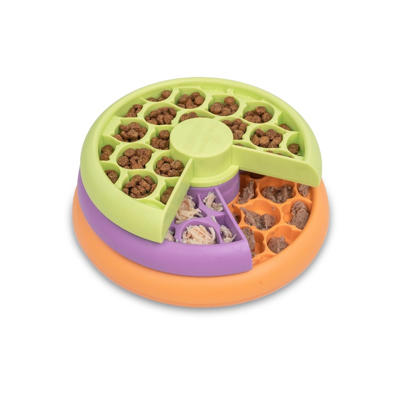 Catstages Kitty Lickin’ Layers Multilayered Cat Fun Feeder Cat Treat Puzzle