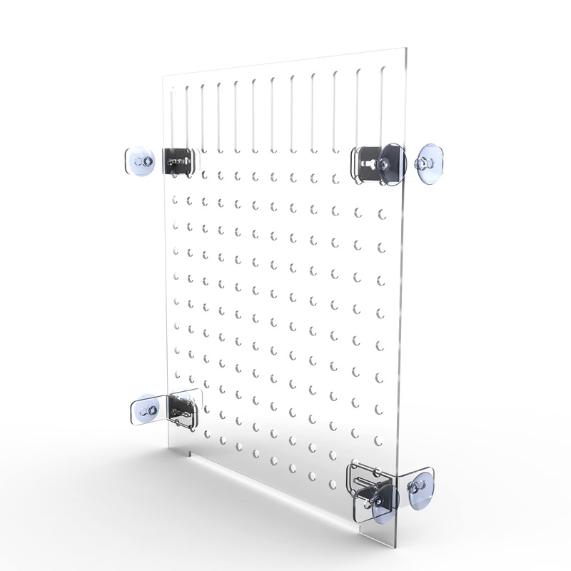 Aquarium Fish Tank Divider Acrylic Isolation Grid Board with Suction Cups Included Clear Fish Separator Transparent Plate Baffle Cover Blocking Fish Partition Net Freshwater Ornament 30*40cm