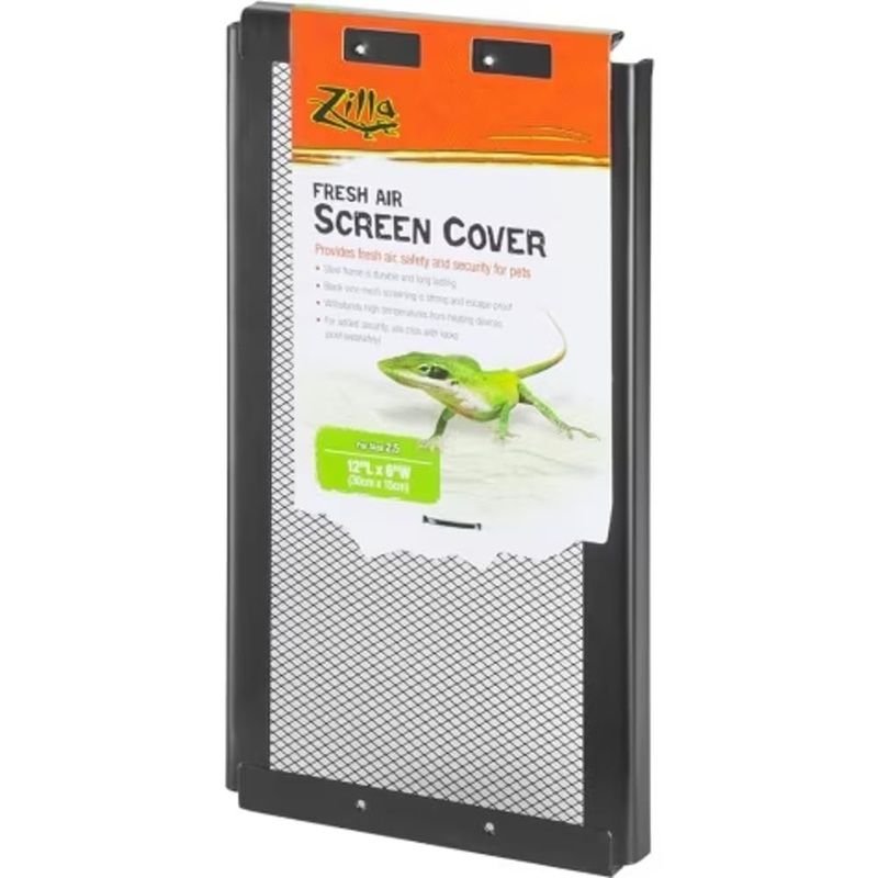 Zilla Metal Terrarium Screen Cover Size: 12″ x 6″