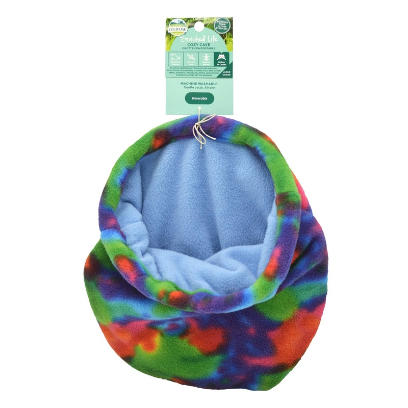 Oxbow Animal Health Oxbow Enriched Life Small Animal Accessories – Cozy Cave for Rabbits, Guinea Pigs, Chinchillas, Hamsters, Gerbils & Other Small Pets – Large 9.0″L x 8.0″W x 3.0″Th
