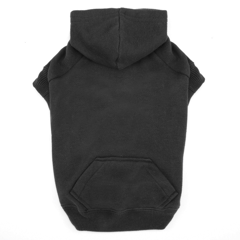 Casual Canine Basic Dog Hoodie, Small, Black
