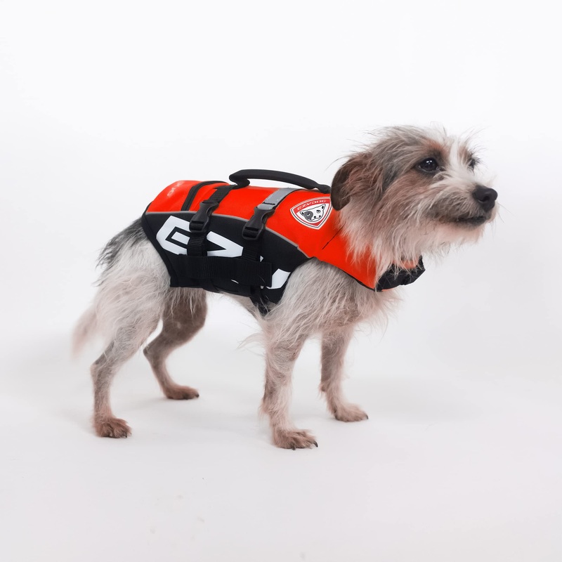 EzyDog Micro Doggy Flotation Device (DFD) XS (Length 10″-13-1/2″, Girth 12″-19-1/2″) Red