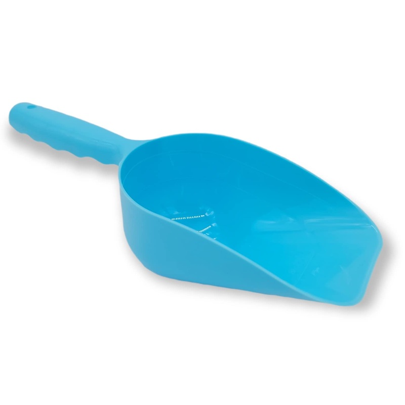 Handy Housewares Colorful BPA-Free Pet Food Scoop – Measures Up To 1 Cup (Blue, 1 Pack) Blue