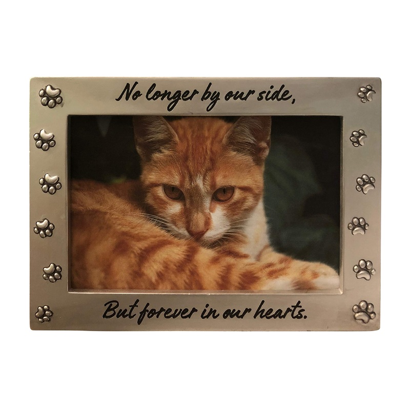 Pet Memorial Picture Frame Keepsake for Dog or Cat, Perfect Loss of Pet Gift for Remembrance and Healing