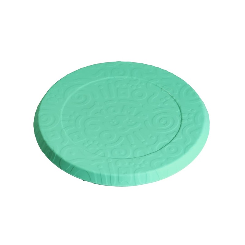 YOMP FetchFlyer Dog Flying Disc Toy – Interactive Outdoor Fetch Toy Designed for Safe Pet Play, Made from Textured & Non-Toxic Silicone