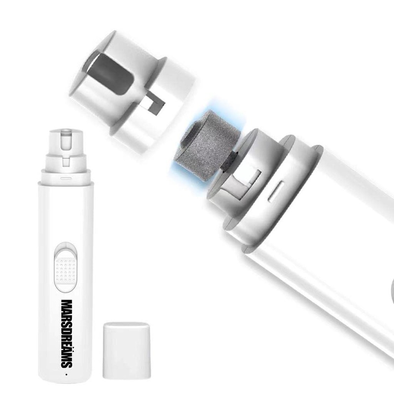 MARDREAMS Pet Nail Grinder for Small, Medium Large Dog Cat Nail Trimmer with Rechargeable Battery