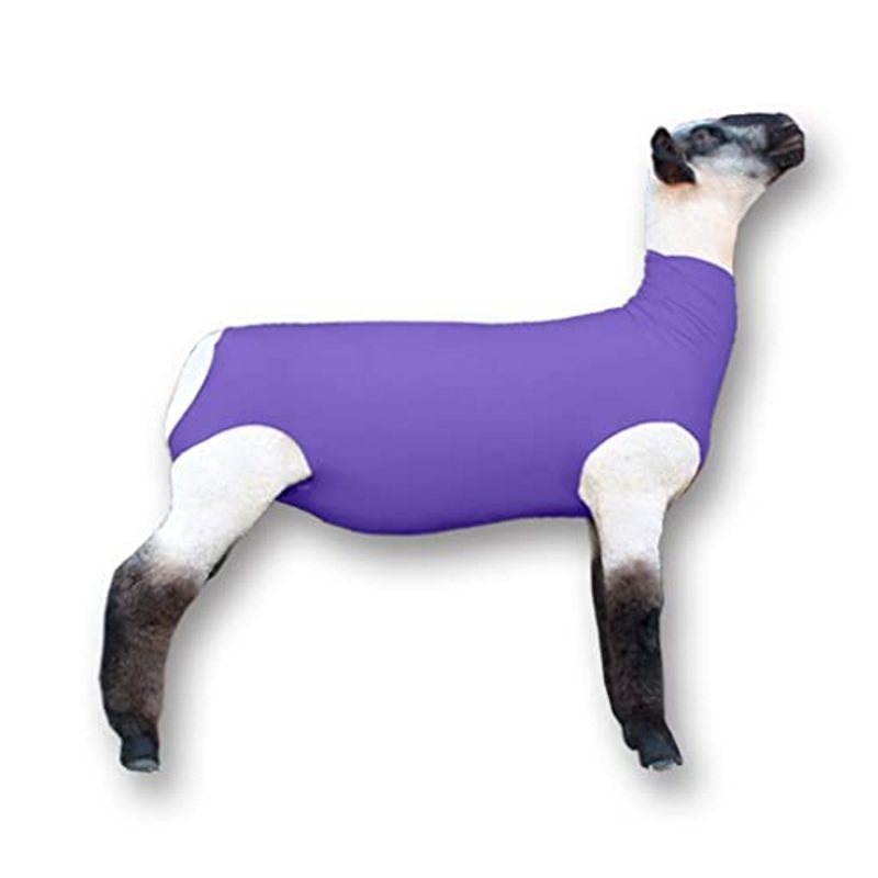 Show Pro Purple Spandex Lamb Tube for Show Sheep & Lamb – Show Livestock Supplies: Sheep Covers & Blankets Large