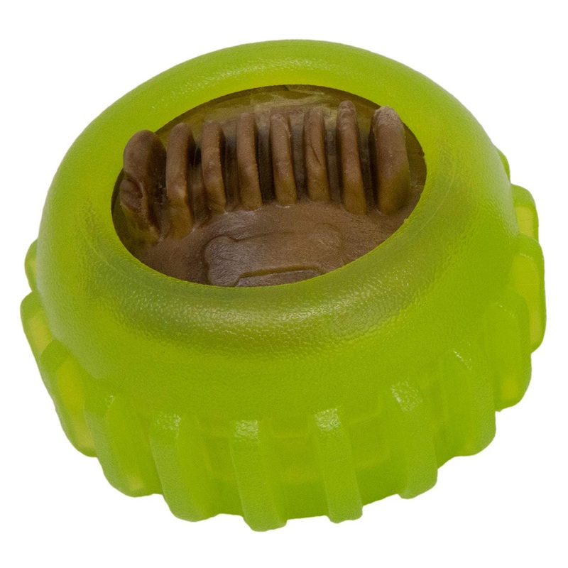 Starmark Everlasting Treat Sprocket Dog Toy with Chicken Treat Large