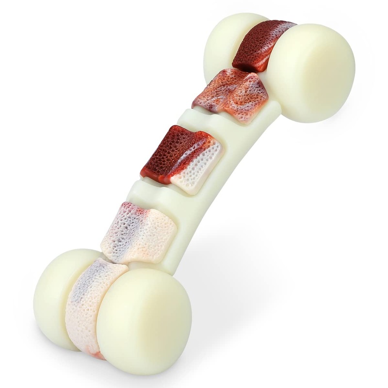 Tikaton Hammerbone Durable Dog Chew Toy for Aggressive Chewers, Beef Flavor Dog Toy Large