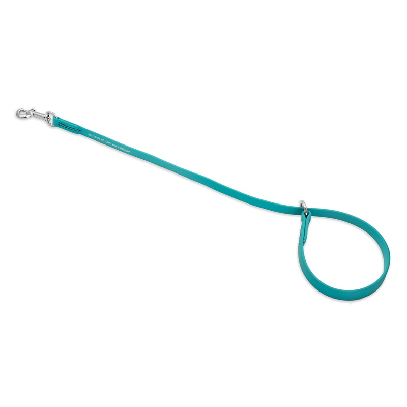 GROOMERSPRO Jelly Grooming Loop Slip Style | Fits Most Pet Grooming Tubs/Tables | Easy to Clean, Waterproof & Durable Noose Loop | Stronger Than Leather | Made in The USA 3/8″ x 25″ Teal