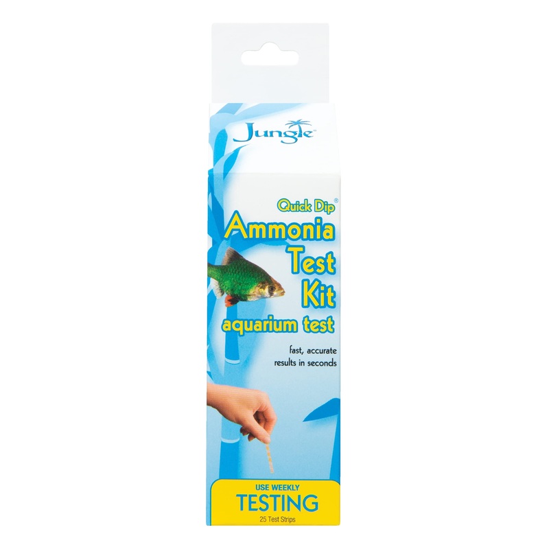 Jungle TK301W Quick Dip Ammonia Test Strips, 25-Pack