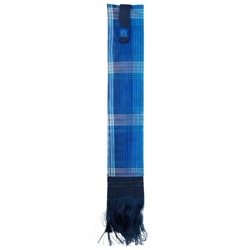 Kensington Signature Textilene Horse Tail Cover – Fringe Trim Provides Additional Reach Kentucky Blue Plaid