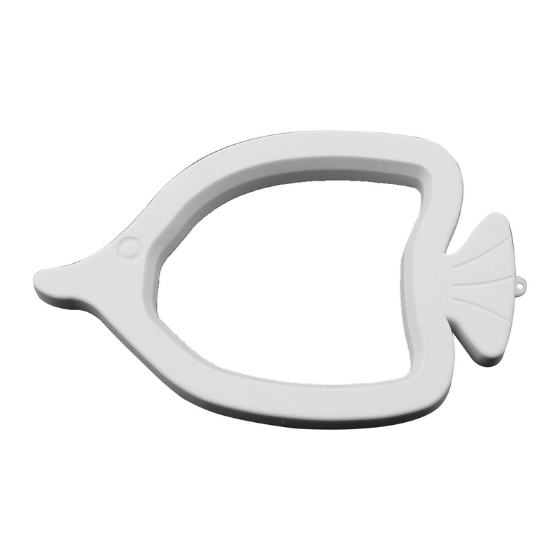Maxmoral White Fish Feeding Ring Aquarium Fish Tank Mariculture Fishes Floating Food Feeder Circle with Suction Cup