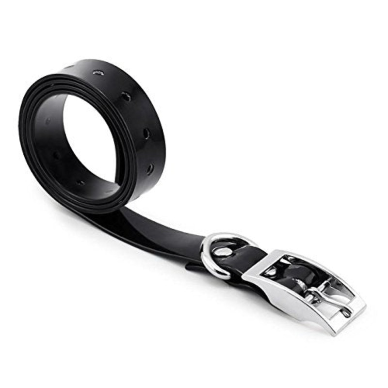 Replacement Extra TPU Collar Strap Band Buckle 3/4″ for 998DRB Most Dog Training Collars/Barking Collar/Fence Black