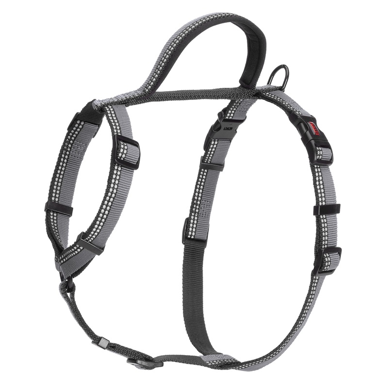 The Company of Animals – Halti Walking Harness (Chest 14″ – 18″), X-Small, Black/Grey Large