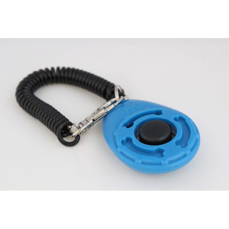 A&S Creavention PetClicker Big Button clicker Keychain x 3pcs 3 Blue
