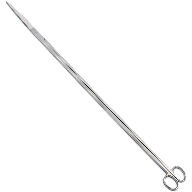 AAProTools Fish Aquarium Cleaner Kelly Scissors Straight 18″ Extra Long Handle Sharp/Sharp Stainless Steel Instruments