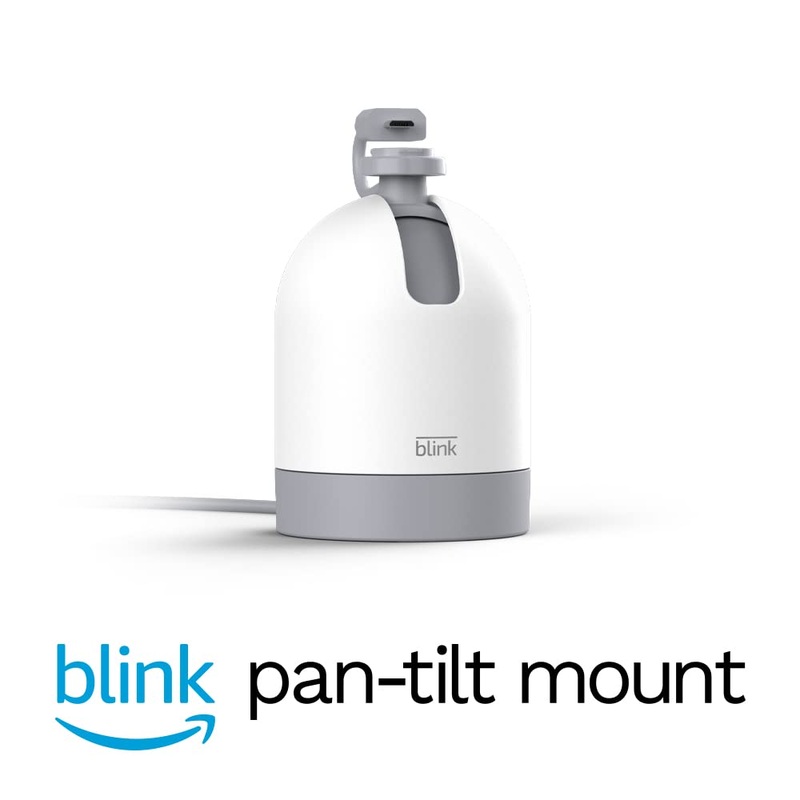 Blink Mini Pan-Tilt Mount | Rotating mount accessory for Mini indoor plug-in smart security camera (White) White Mount Accessory Only