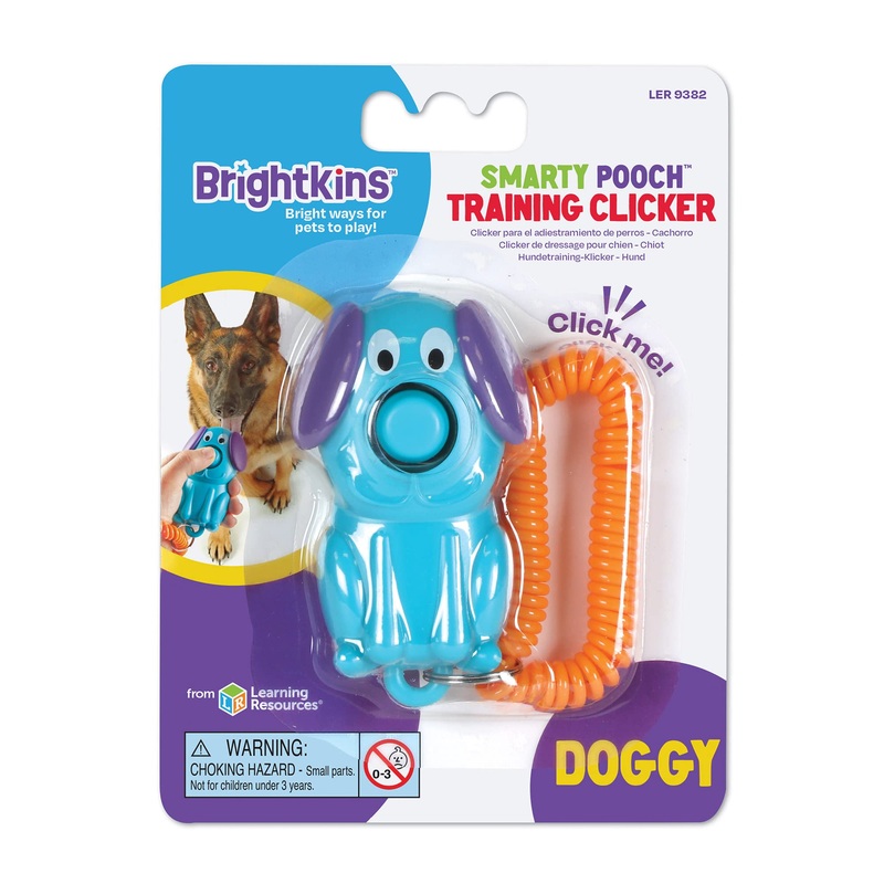 Brightkins Smarty Pooch Training Clicker: Puppy – 1 Piece, Dog Training Clicker, Perfect for Dog Training and Obedience Games, Dog Stocking Stuffers