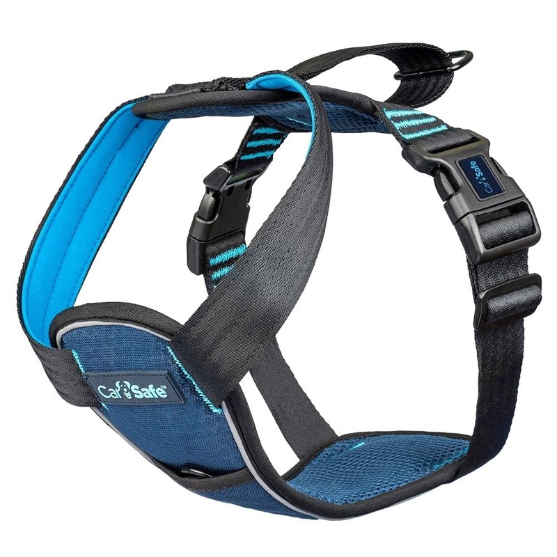 Carsafe Crash Tested Dog Harness Blue Medium