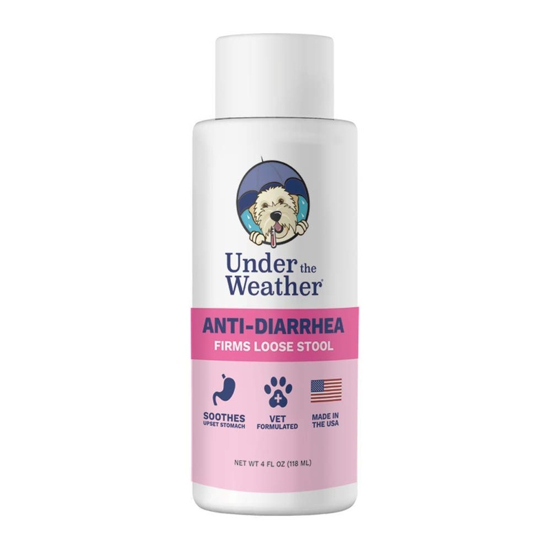Under the Weather Anti-Diarrhea Liquid – Dog Anti Diarrhea Medication (4 oz Bottle)