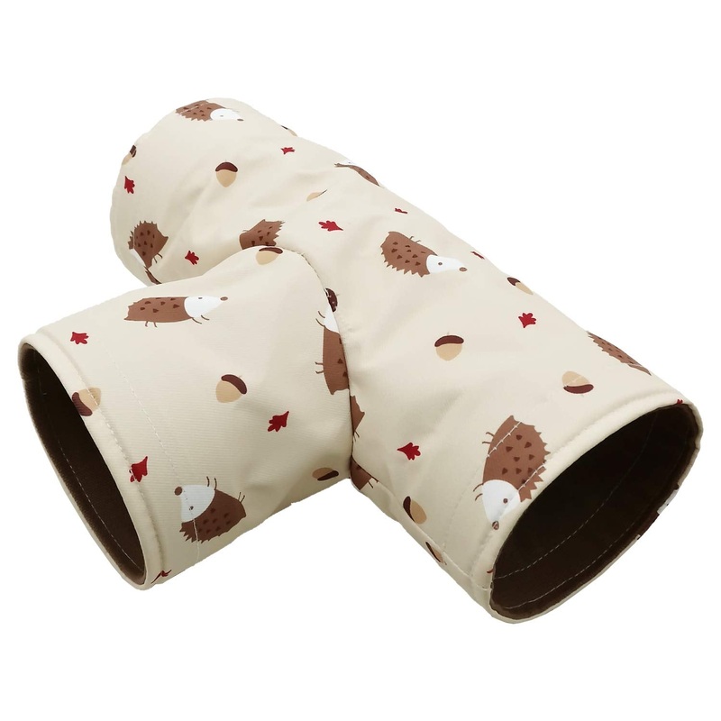 3-Way Small Animal Tunnel Collapsible Pet Play Toy Tunnel Tube for Dwarf Rabbit Hamster Guinea Pig Toys Chinchilla Sugar Glider Hedgehog Hideout Cave Beige