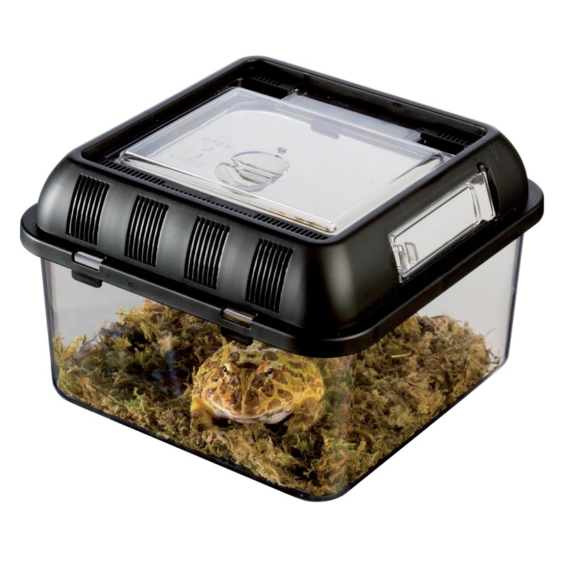 Exo Terra Breeding Box, Plastic Reptile Terrarium, Small