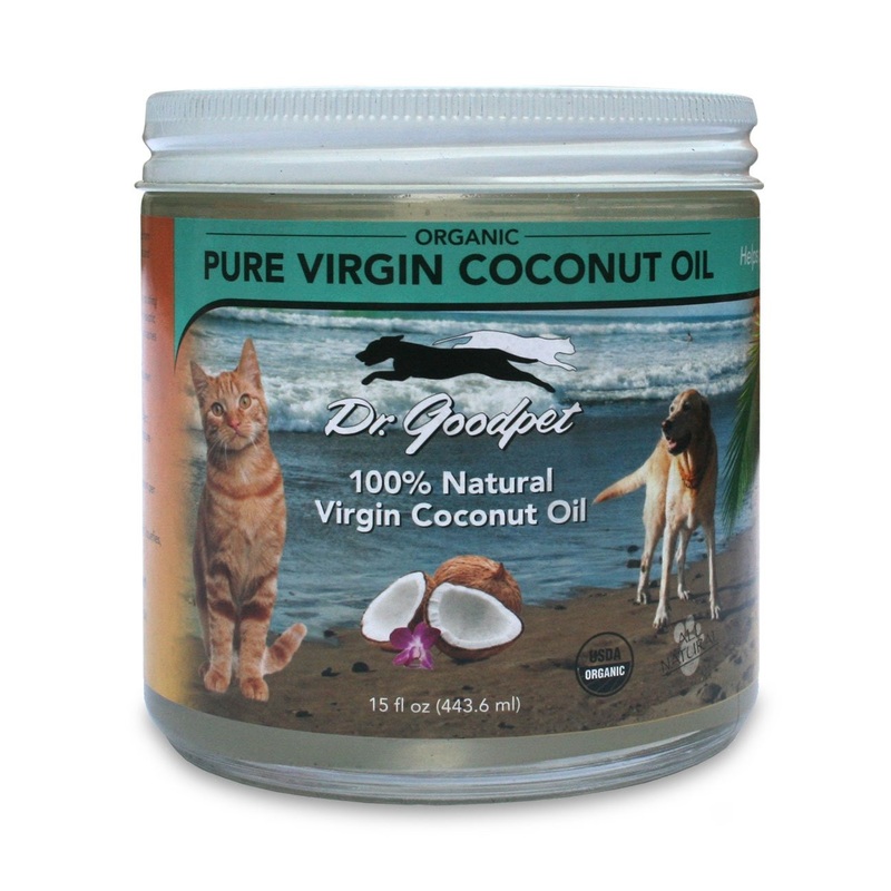 Organic Pure Virgin Coconut Oil – Healthy Essential Fats for Dogs & Cats – Delicious Flavor Pets Love!