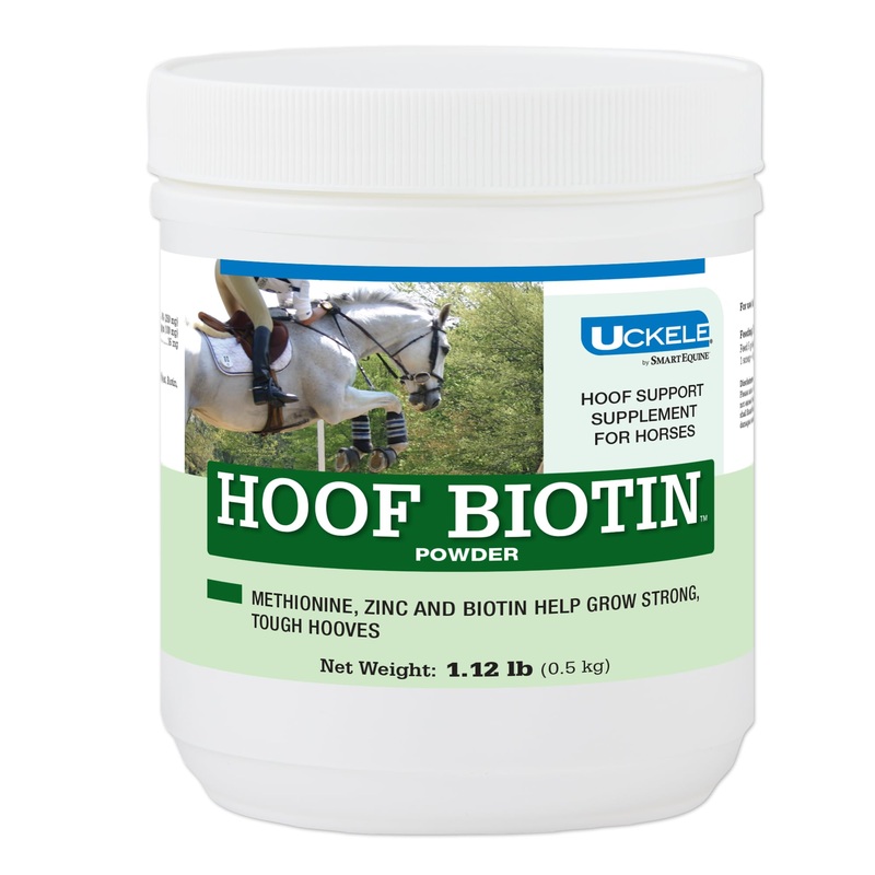 Uckele by SmartEquine Horse Biotin Powder | Hoof Supplement for Horses, Biotin for Horses Includes Zinc and Methionine | 18 oz Jar
