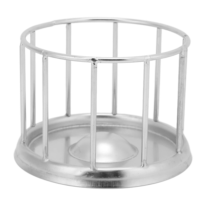 Zerodis Reptile Stainless Steel Food Dish, Pet Round Railing Shape Tortoise Dish Water Tray Dish Water Tray for Home Vivarium Pet Store Lizard Turtle Chameleon Reptiles Medium