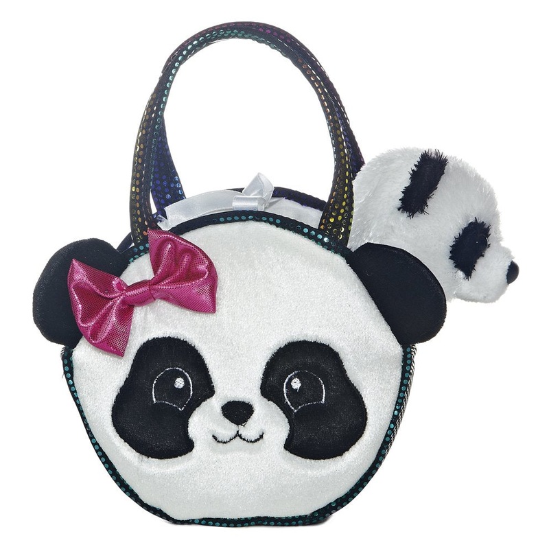 Aurora – Pet Carrier – 7″ Pretty Panda Pet Carrier, Multi, One Size