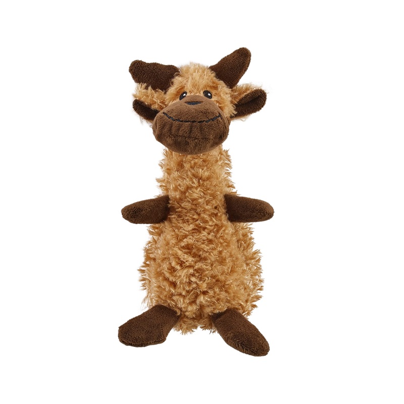 Charming Pet Plush Dog Toys Scruffles Small Moose