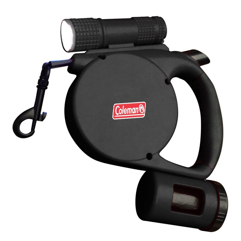 Coleman 3-in-1 Pet Retractable Leash, Black