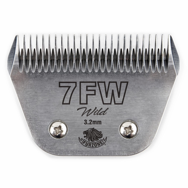 Furzone Detachable Blade – Size 7FW Wide Blade 1/8″, Made of Extra Durable Japanese Steel, Compatible with Most Andis, Oster, Wahl A5 Clippers