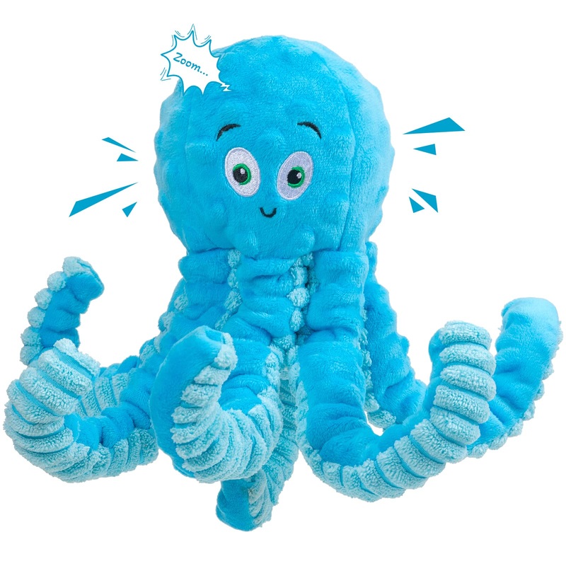 Dog Toys for Aggressive Chewers Squeaky Dog Toys Octopus-Tug of War Dog Toys for Large Breed Tough Interactive Stuffed Dog Chew Toys for Puppies Small & Large Dogs