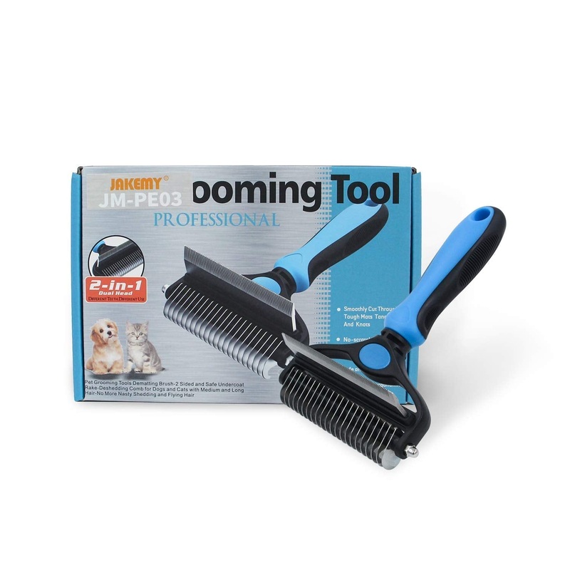 JAKEMY Pet Supply-Dog Clipper Rechargeable Dog Trimmer and Pet Grooming Tool