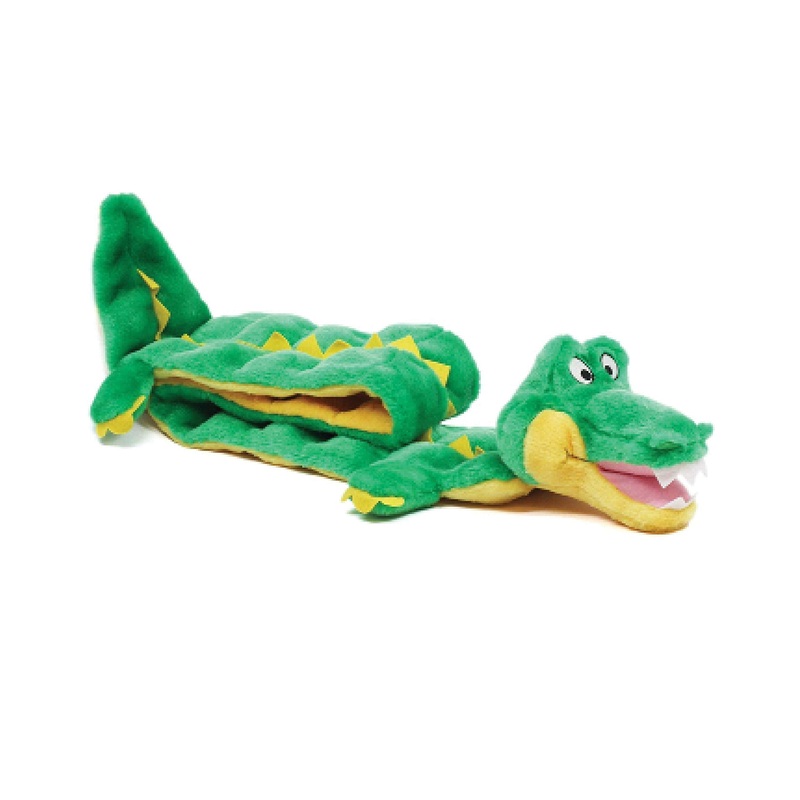Outward Hound Squeaker Matz Plush Gator Dog Toy, XXL Squeaker Matz Gator 2X-Large (Pack of 1)