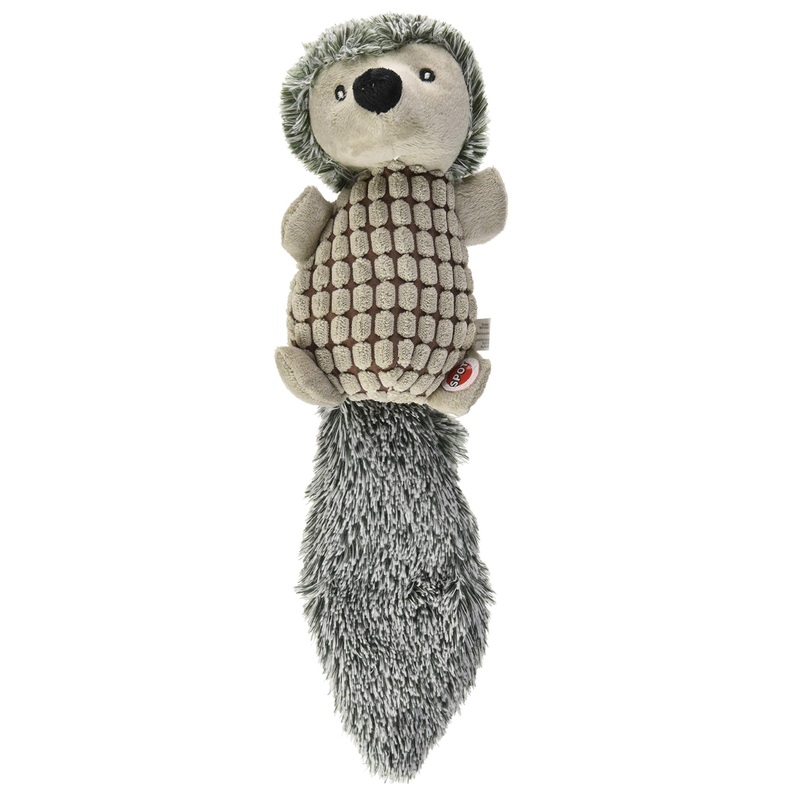 SPOT Ethical Pets 16″ Assorted Long Tail Hedgehog Plush Dog Toy