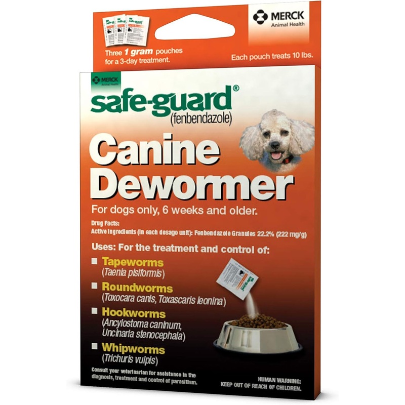 ThePetStop Safe-Guard Canine Dewormer 3 Dose x 1 Gram