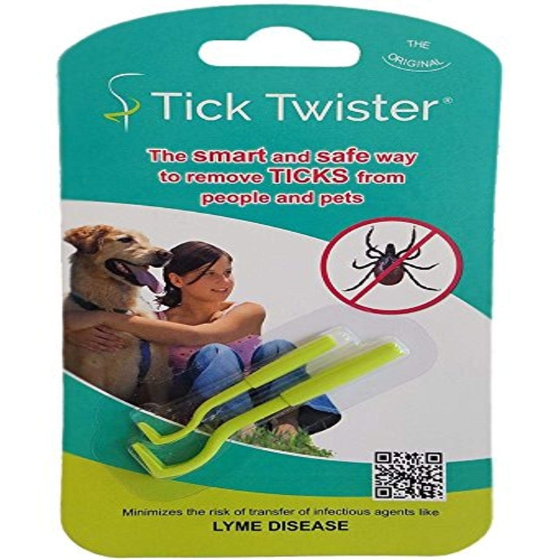 Tick Remover Set Small Large Green One Set