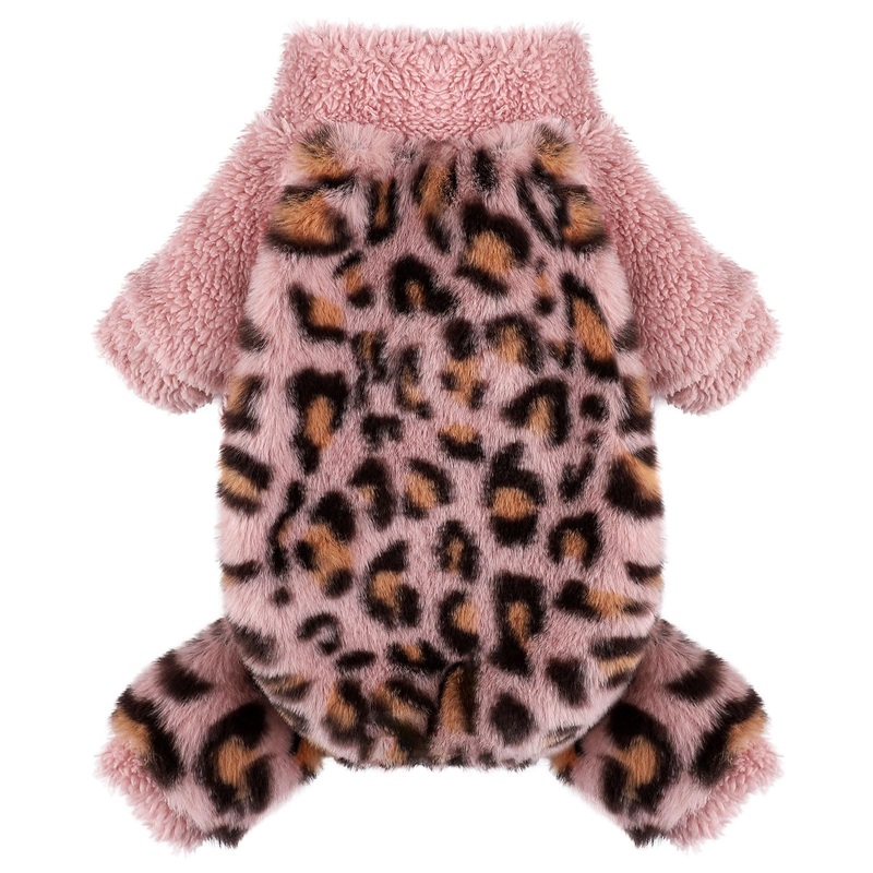 Turtleneck Dog Pajamas for Small Dogs, Fleece Dog Sweater, Winter Cute Tiny Dog Clothes Outfit Puppy Clothes Pet Jumpsuits Chihuahua Yorkie Cat ClothingPink,X-Small Pink X-Small