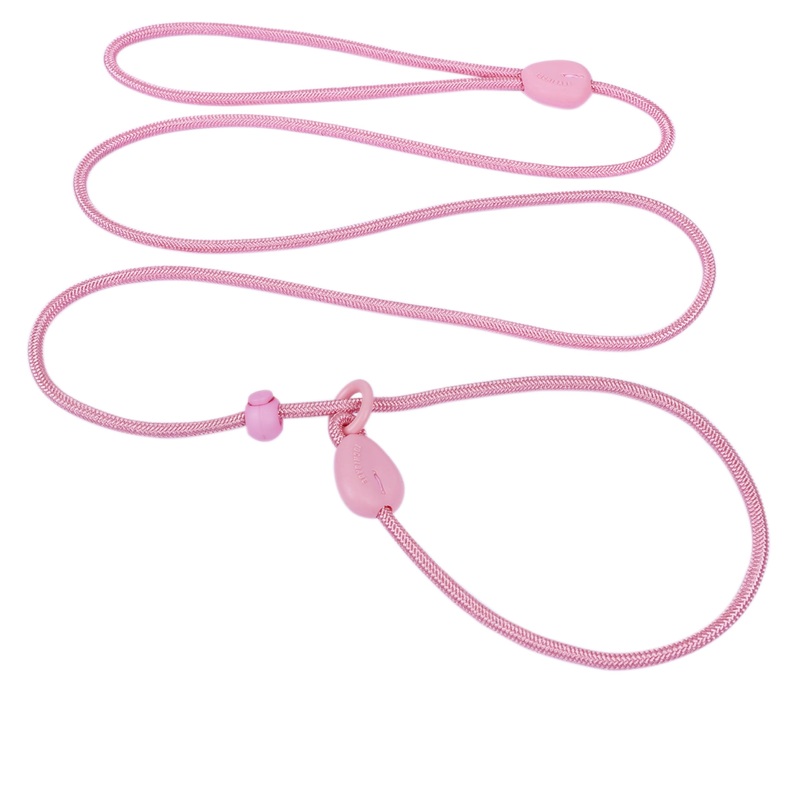 Slip Leash for Dogs 6FT Slip Lead Strong Dog Training Leash Heavy Duty Slip Leash No Pull Dog Slip Lead Comfortable Rope Dog Leash Lightweight Puppy Leash Dog Leash for Small Medium Dogs (Pink, 6FT) Pink