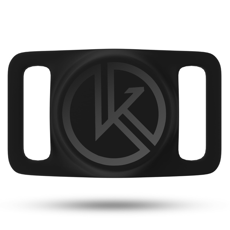 Tile Sticker Dog Collar Holder (2022): Extra-Durable, Lightweight, and Protective Tracking Case – Track Your Pet Using Android or Samsung Smart Phone – for Dogs and Puppies by Kitty Kompass (Black) Black