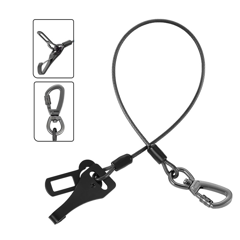 Dog Seat Belt 3-in-1 Dog seat Belt Harness for car,Chew Proof Dog Leash for Car Use,Dog Seatbelt,Steel Rope Dog car seat Belts with Clip Hook Latch & Buckle (Black, 32 inch/80 CM) Black
