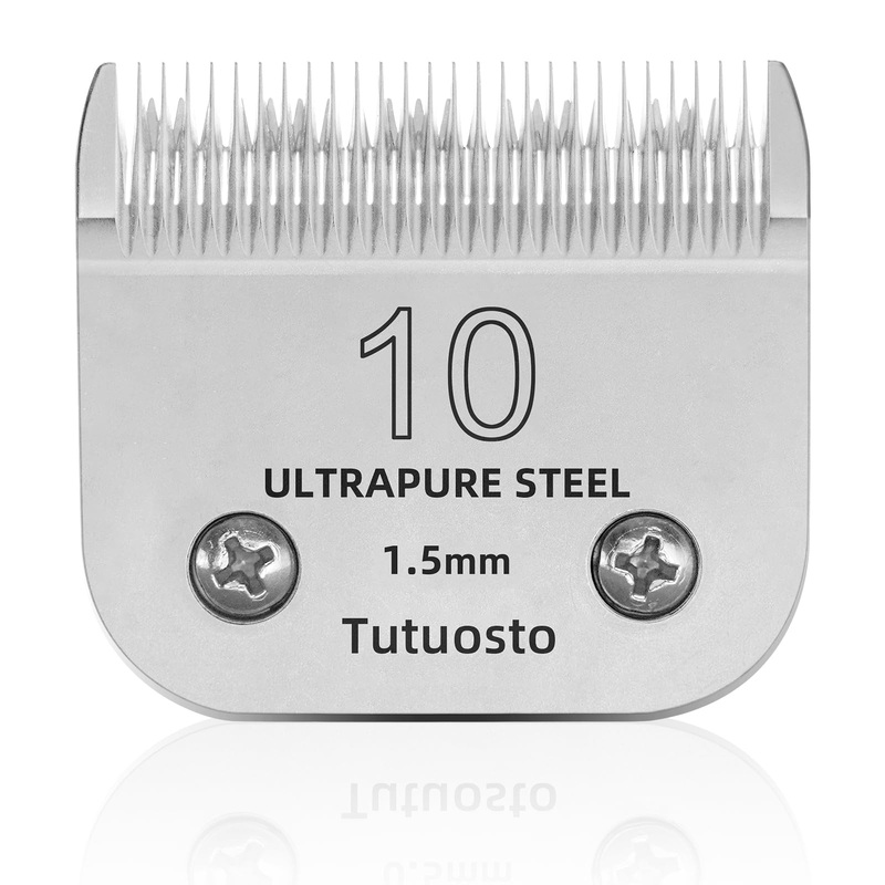 10# Clipper Blades Pet Grooming Clipper Replacement Blades Detachable Blade Compatible with andis/wahl/Oster Dog Clippers 10#