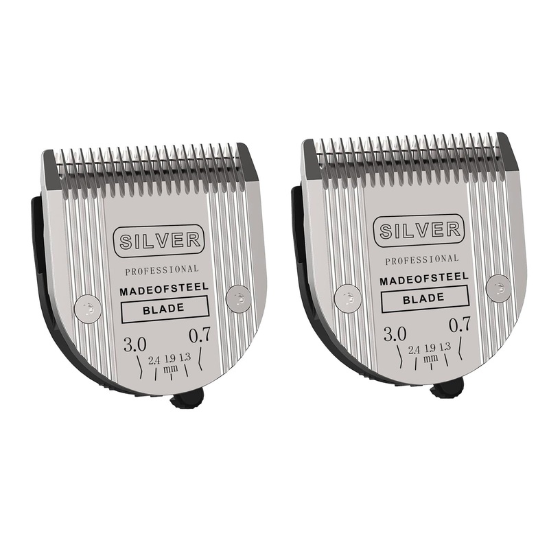 2PCS Adjustable 5 in 1 Replacement Blades Compatible with Wahl 5 in1 Clipper Bravura, Chromado, Creativa, Figura, Motion, Supergroom Dog Grooming Clippers Black-2