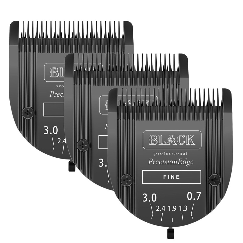 Adjustable 5 in 1 Blades Dog Grooming Blades Compatible with Wahl Animal Clipper Arco, Bravura, Chromado, Creativa, Figura, and Motion Pet, Dog, and Horse (BLACK/3PC) BLACK/3PC